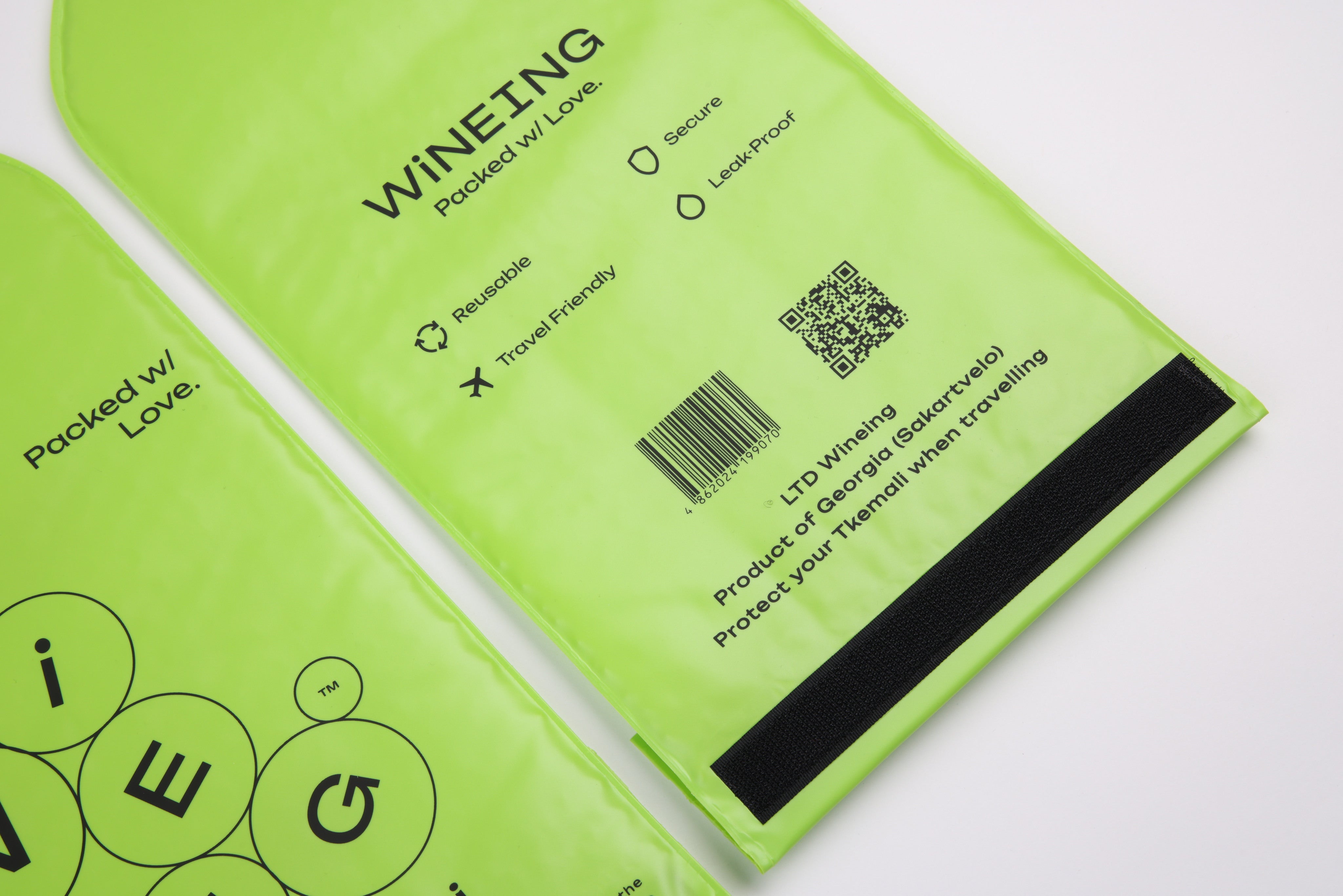 Wineing 2 ცალი ბოთლის დამცავი, ტყემალი